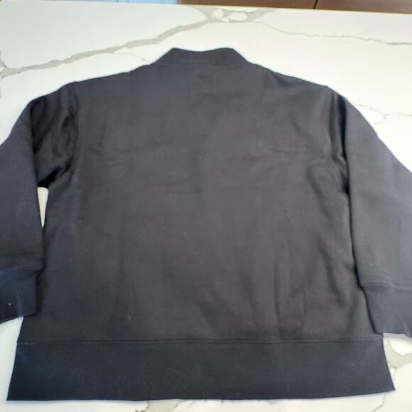 Women's Black Quarter-Zip Sweater - Picture 2 of 4